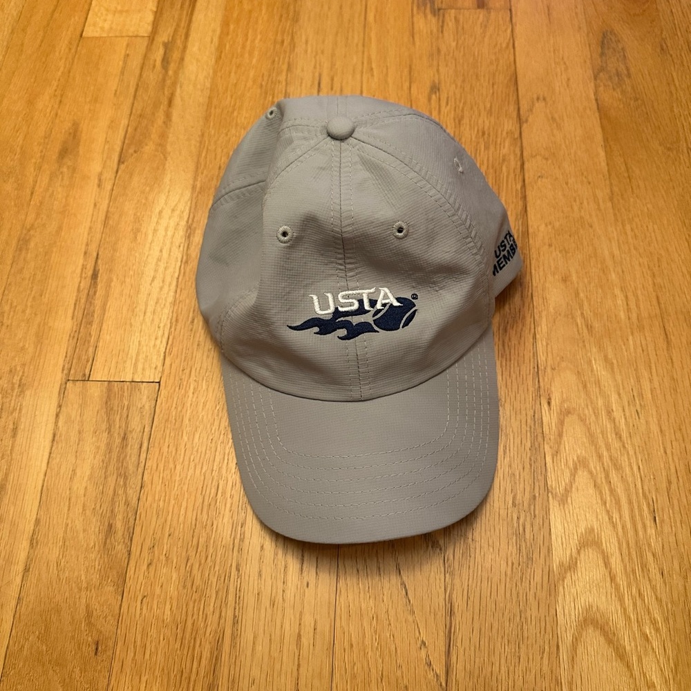 Gray USTA Baseball Cap